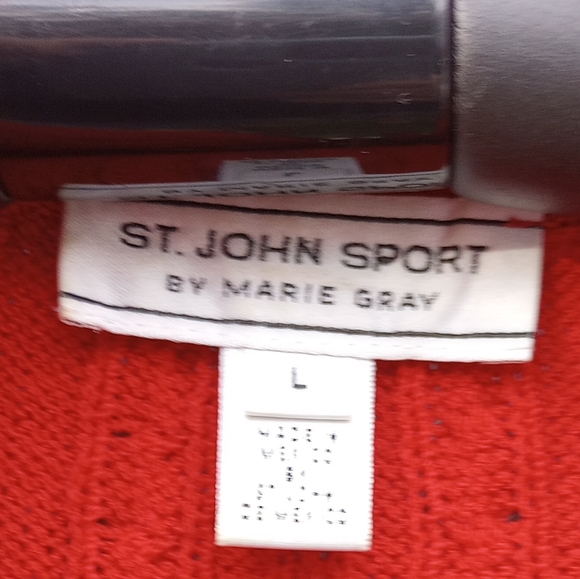 ST John Sport zip jacket Marie Gray L - Picture 7 of 7
